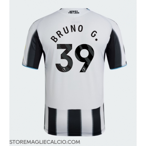 Newcastle United Bruno Guimaraes #39 Maglia Gara Casa Repliche 2025-26 Maniche Corte Newcastle United Bruno Guimaraes #39 Maglia Gara Casa Repliche 2025-26 Maniche Corte